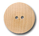Unfinished Pine Wood Button