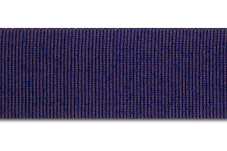 Navy Rayon Petersham Grosgrain Ribbon (Made in Japan)