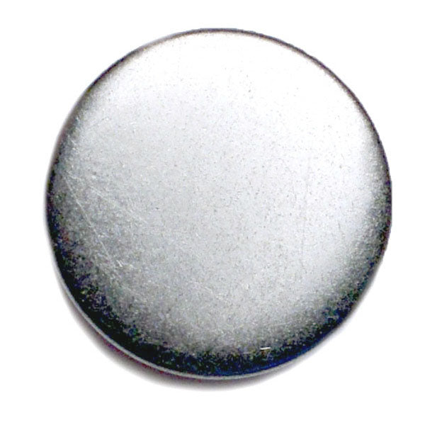 Flat Livery Silver Blazer Button (Made in USA by Waterbury)