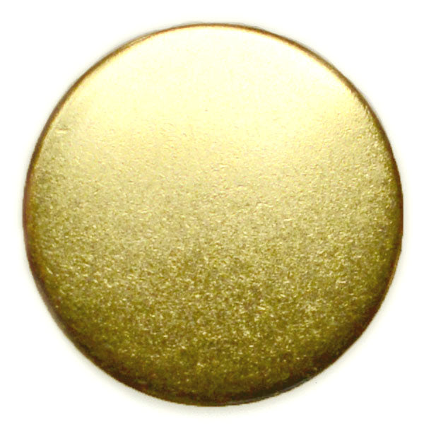 Flat Livery Brass Blazer Button (Made in USA by Waterbury)