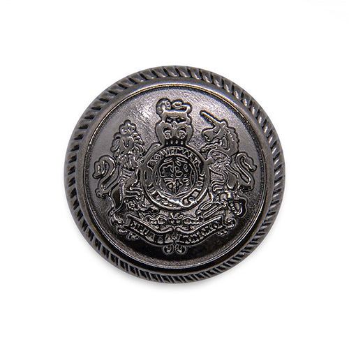 Crest Gunmetal Blazer Button (Made in Germany)