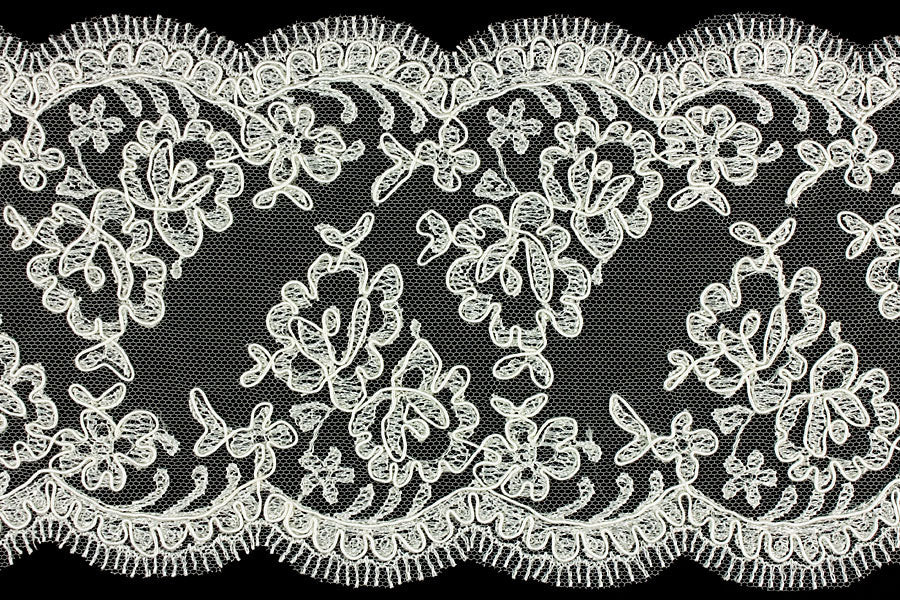 5" Ivory Alençon Galloon Lace
