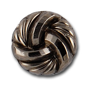 9/16" Turkish Knot Czech Glass Button