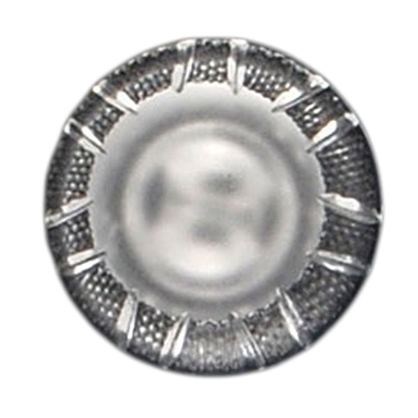 3/4" Clear Czech Glass Button (Made in Germany)