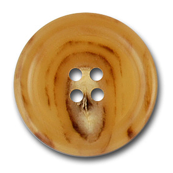 Classic Taupe Four-Hole Horn Button