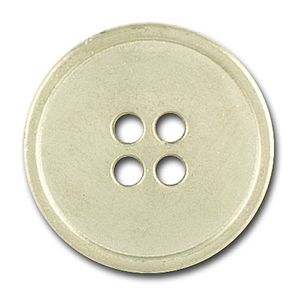 Four-Hole Silver Metal Button (Made in Italy) – Britex Fabrics