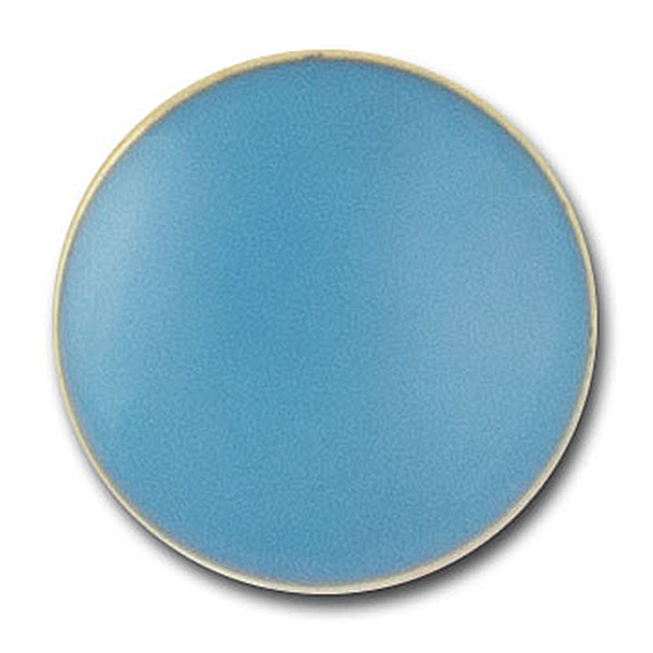 Classic Turquoise Enamel Metal Button (Made in Spain)