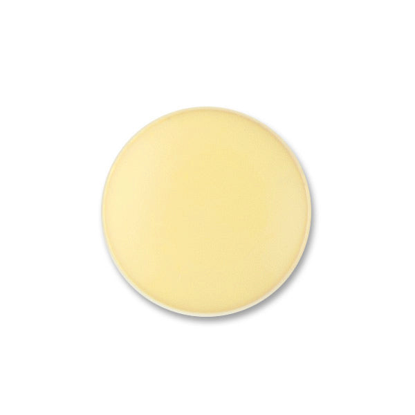 Classic Butter Yellow Enamel Metal Button (Made in Spain)