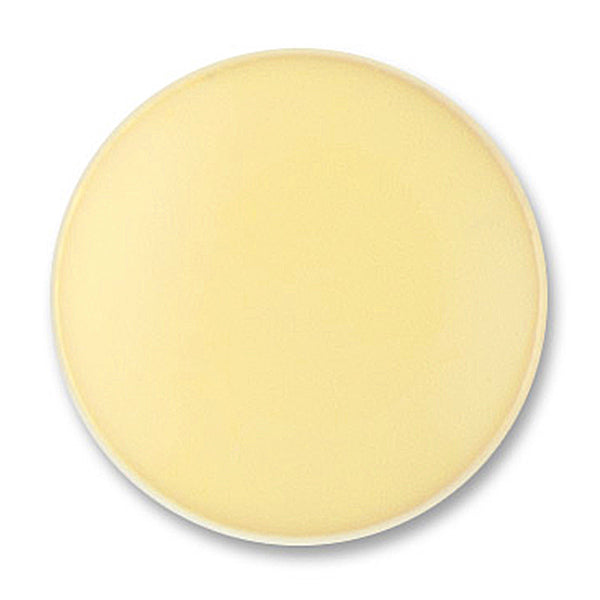 Classic Butter Yellow Enamel Metal Button (Made in Spain)