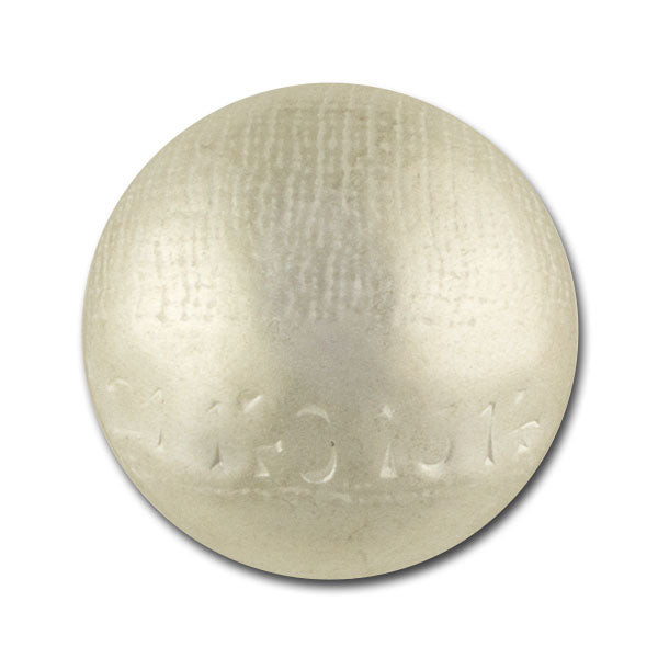 Domed Numeric Silver Metal Button