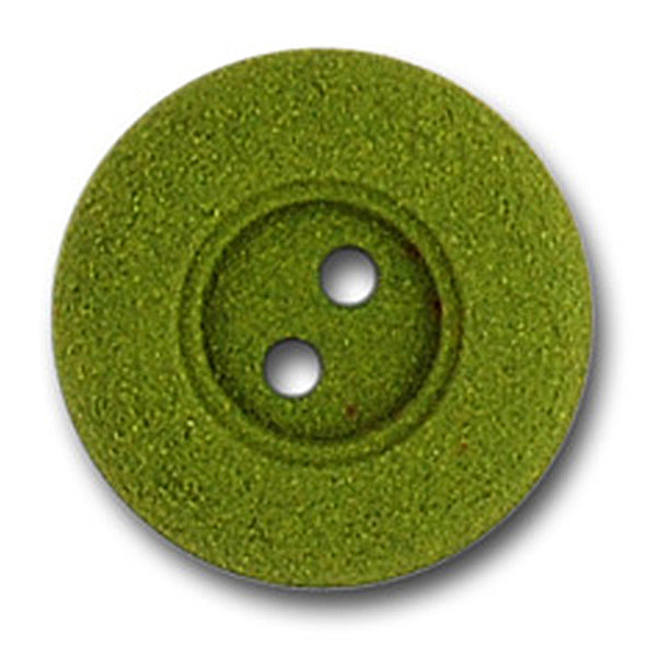 Mossy Olive Plastic Button (Made in Italy)