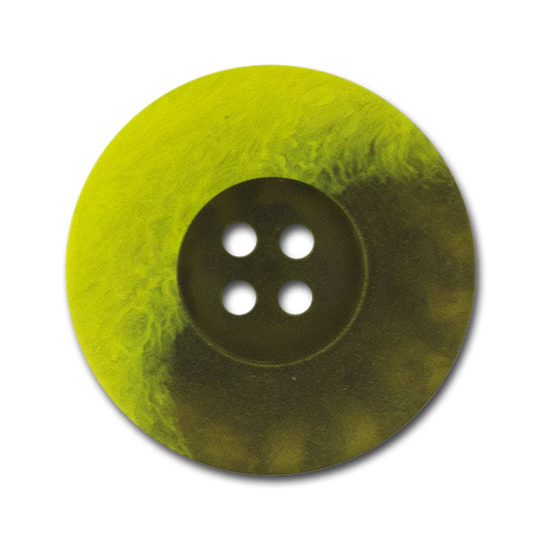 Matte Variegated Olive & Leaf Green Plastic Button