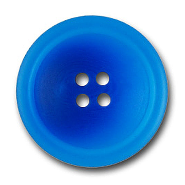 Varigated Turquoise Blue Plastic Button (Made in Italy)