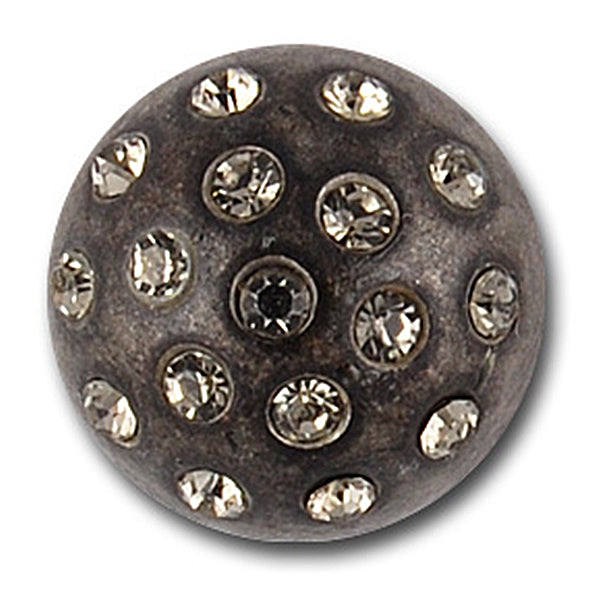 Dark Constellation Rhinestone Button