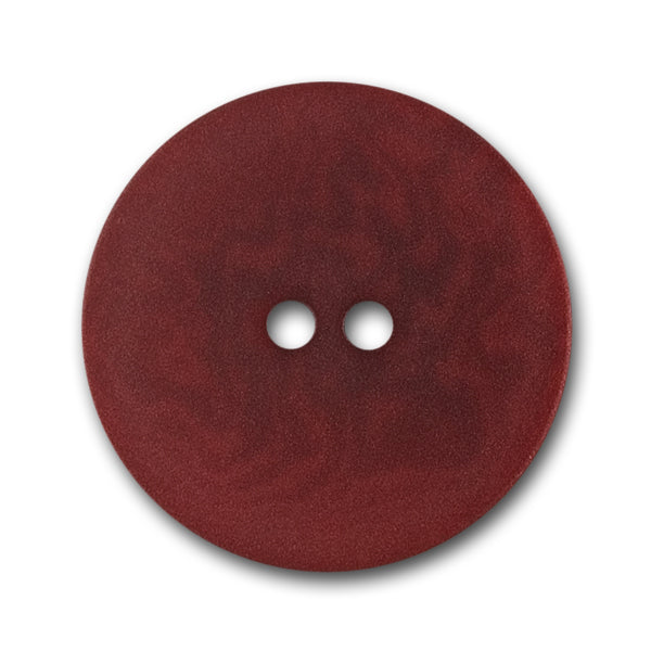 Deep Raspberry Flat Corozo  Button (Made in Italy)