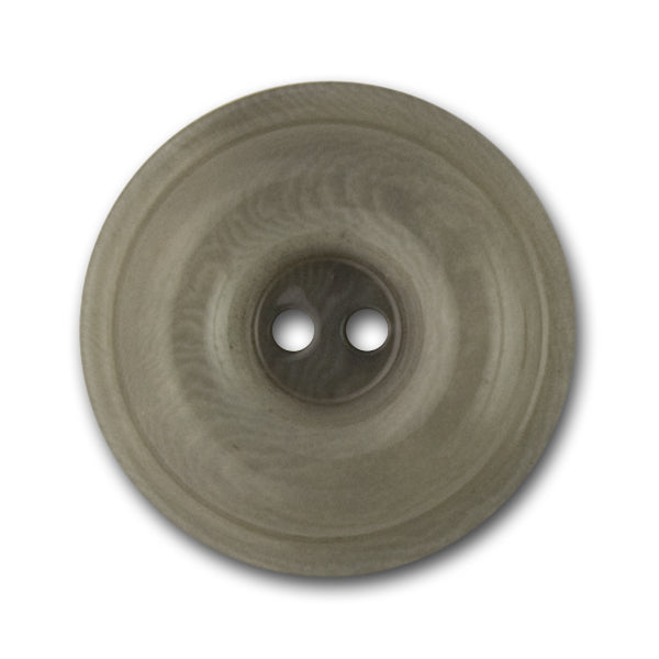 Smokey Grey Corozo Button (Made in Italy)