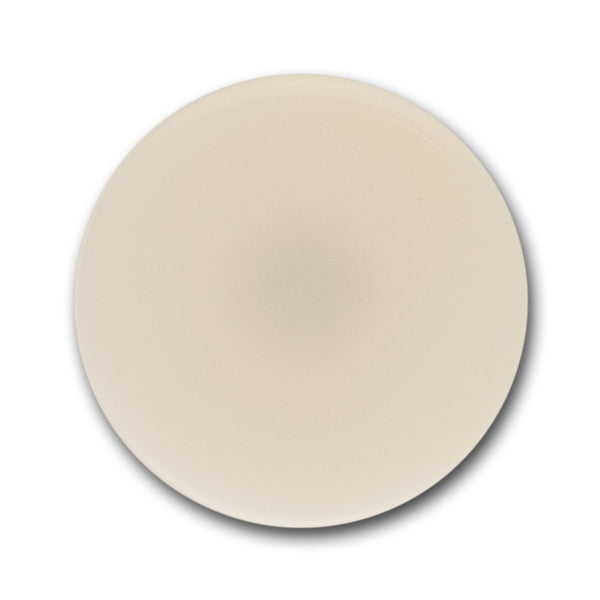 Glossy Winter White Corozo Button (Made in Italy)