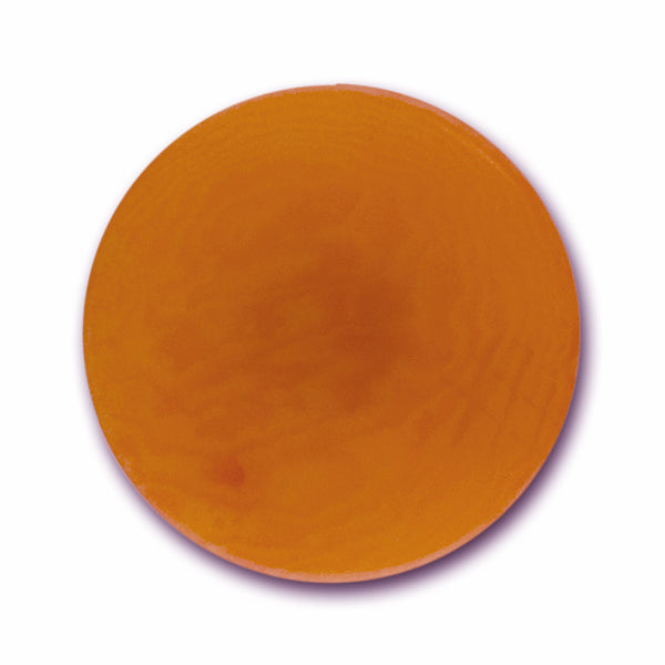 Glossy Orange Creamsicle Corozo Button (Made in Italy)