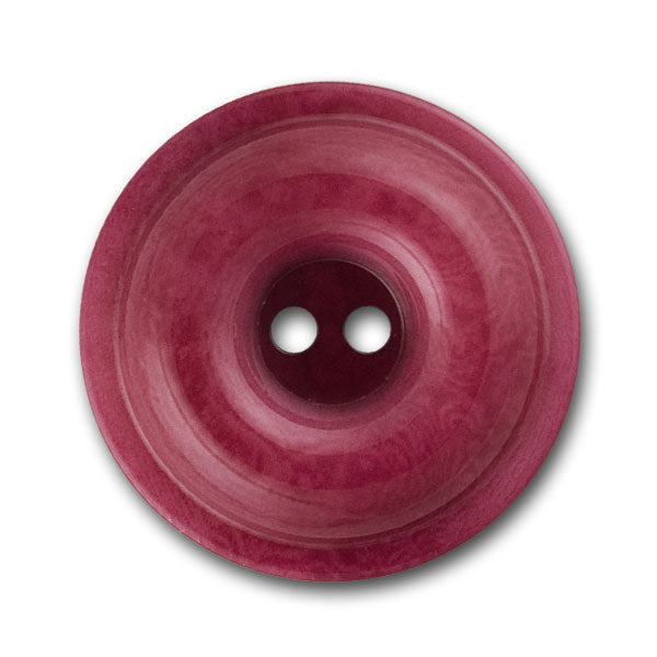 Deep Berry Pink Corozo Button (Made in Italy)