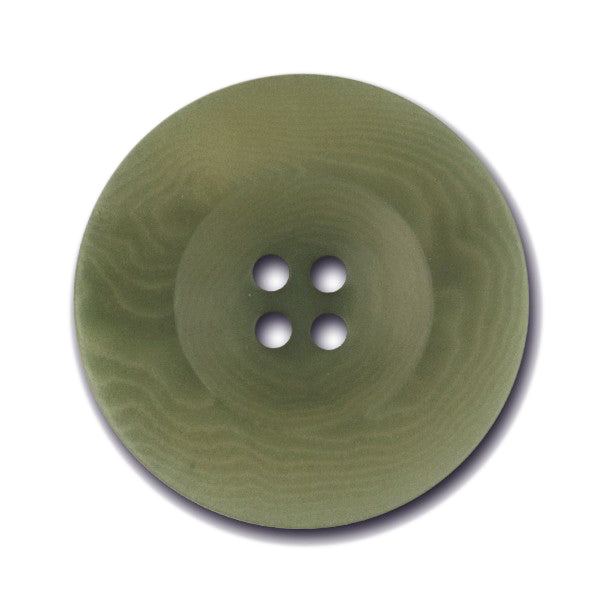 Rimmed Sage Corozo Button  (Made in Italy)