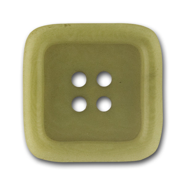 Olive Square Corozo Button  (Made in Italy)
