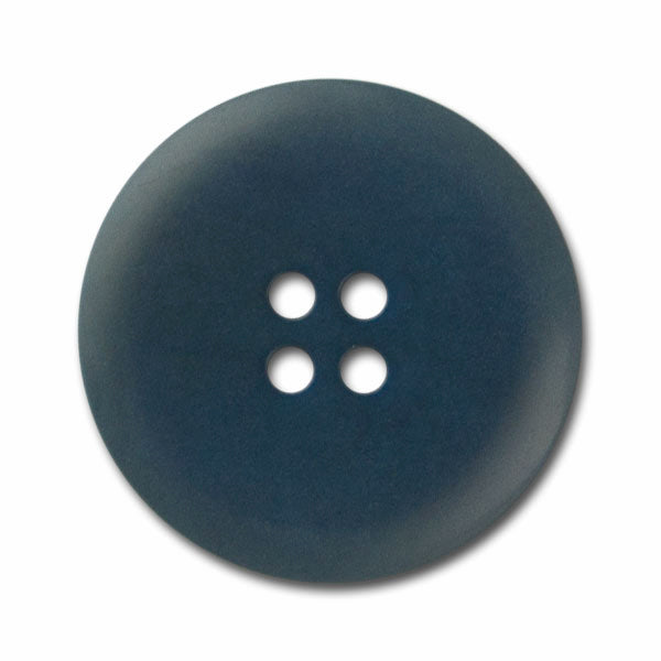 Four-Hole Peacock Blue Corozo Button (Made in Spain)