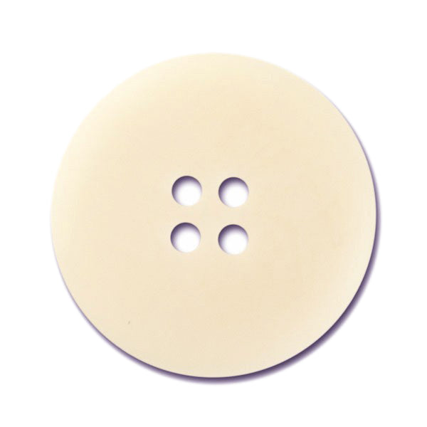 Four-Hole Winter White Corozo Button (Made in Spain)