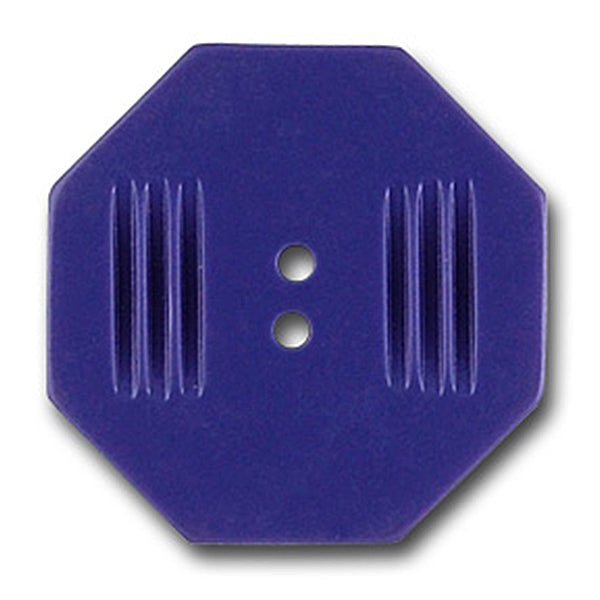 1 1/8" Lavender Octagonal Vintage Button