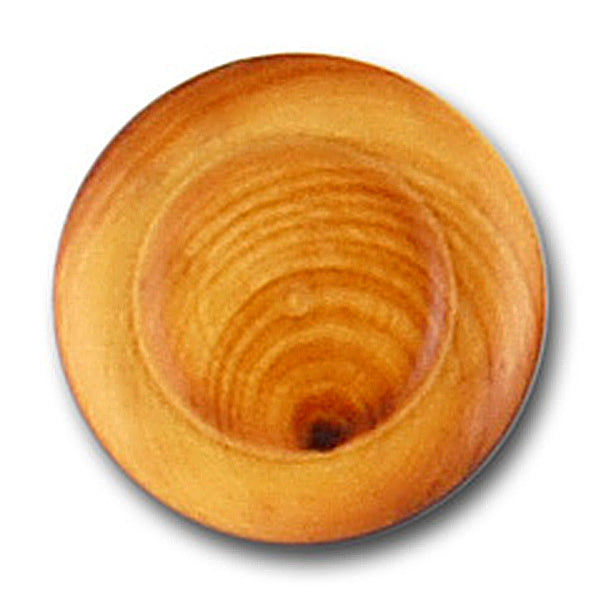Scorched Oak Wood Button
