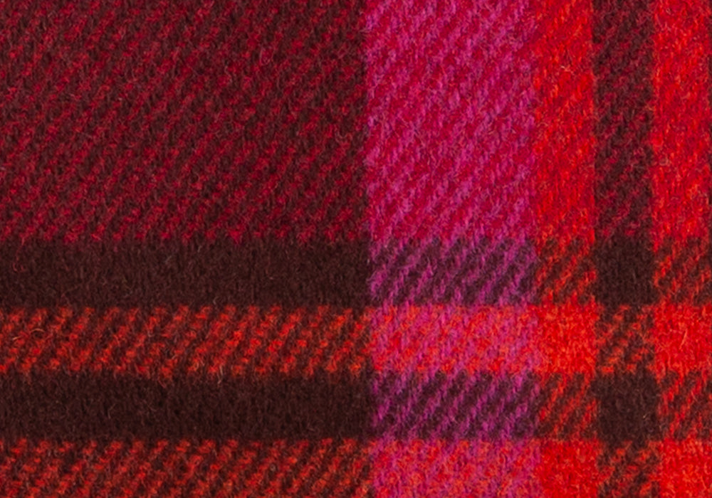 Truffled Temptation Reversible Plaid Wool Coating