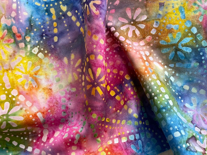 Rainbow Delight Cotton Batik (Made in Indonesia)