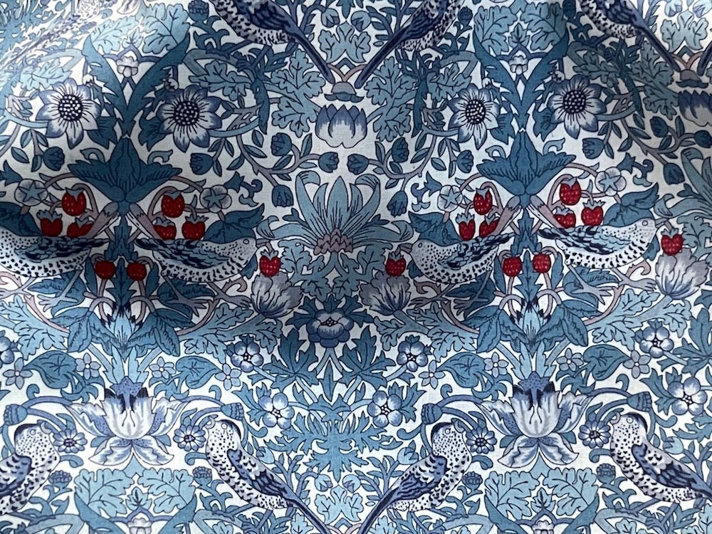 アテッサ新作モデル Blue Sky Fabric, Cotton Strawberry London of Liberty Thief 洋書