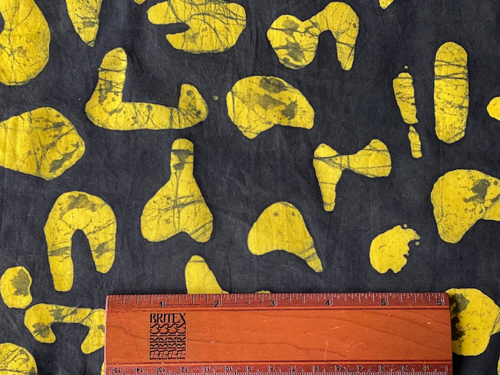 Canary Organic Boomerangs Cotton Poplin Batik