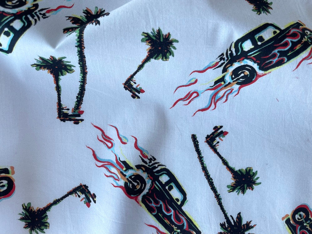 Funky Beach Low Riders Cotton Lawn (Made in Italy)