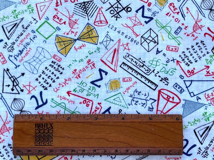 Magically Mathematical Quilting Cotton (Made in Korea)