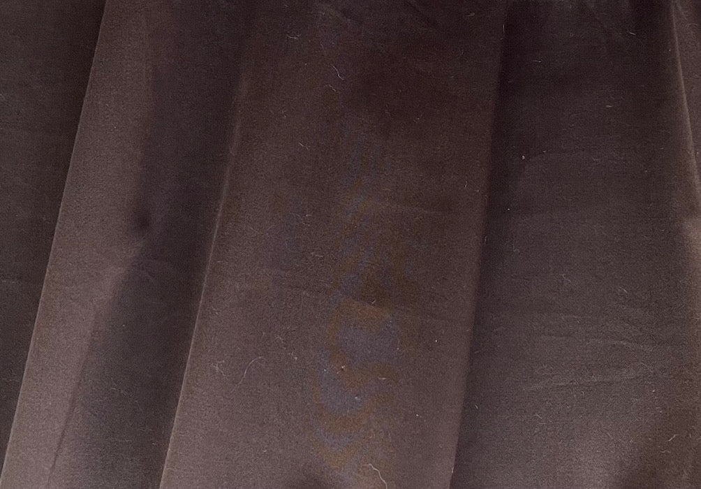 Mahogany Stretch Cotton Matte Sateen  (Made in Italy)
