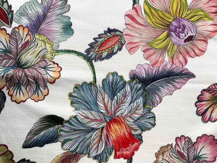Fabulously Flourishing Flora Cotton Canvas
