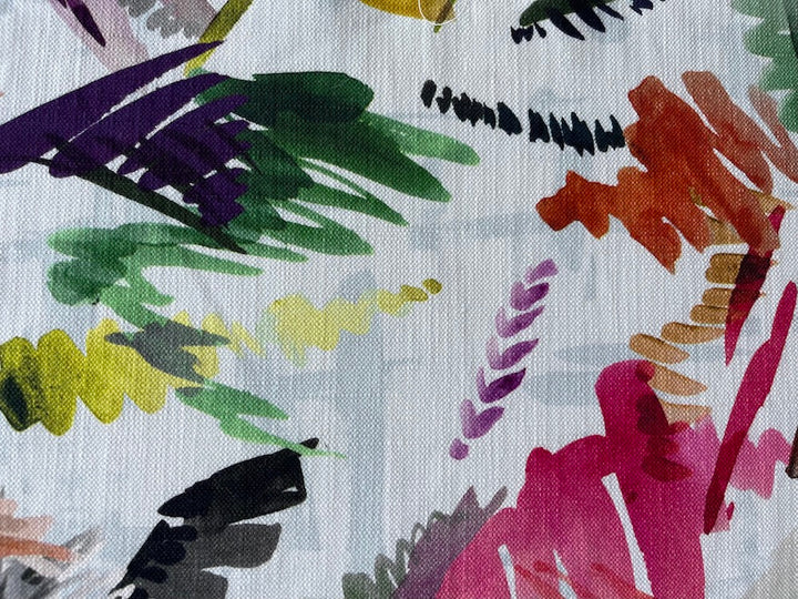 Perky Tropical Confetti Splashes Cotton Canvas