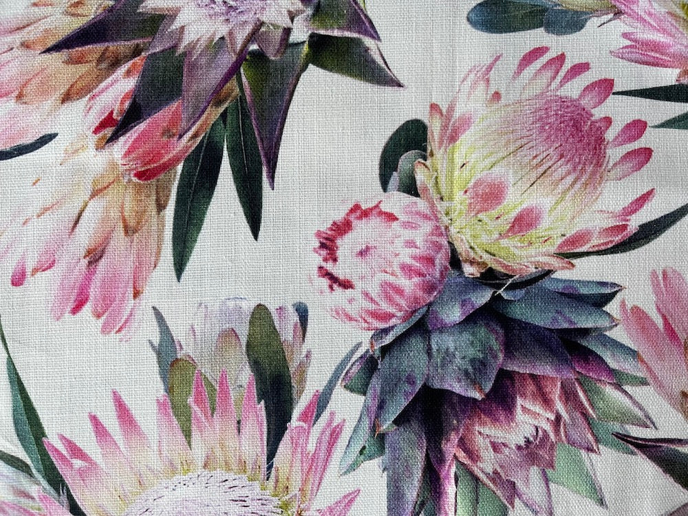 Glorious Tropical Protea Cotton (Made in Spain)