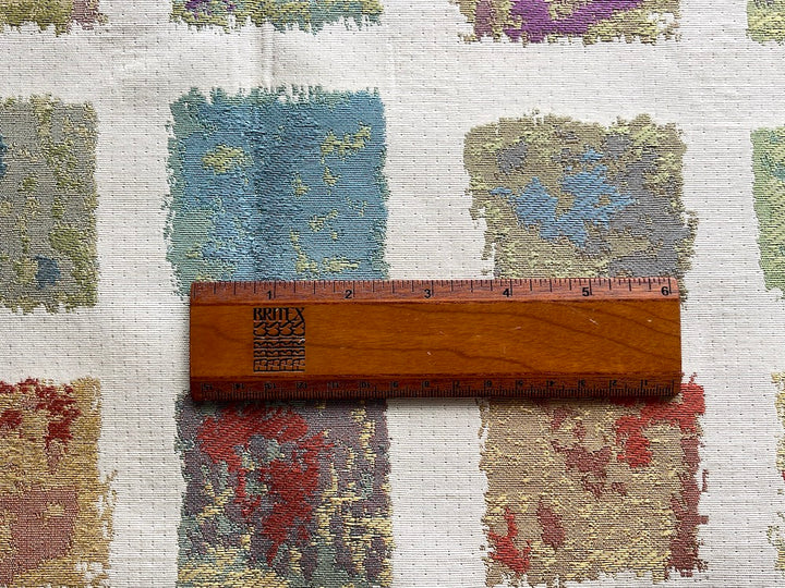 Mottled & Marbled Blocks Cotton Blend (Made in Turkey)