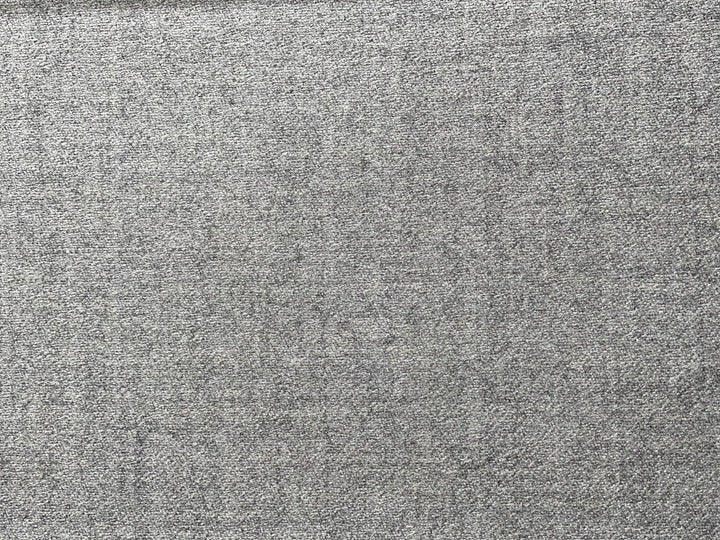 High-End Moderne Heathered Pearl Grey Wool Blend (Made in Italy)