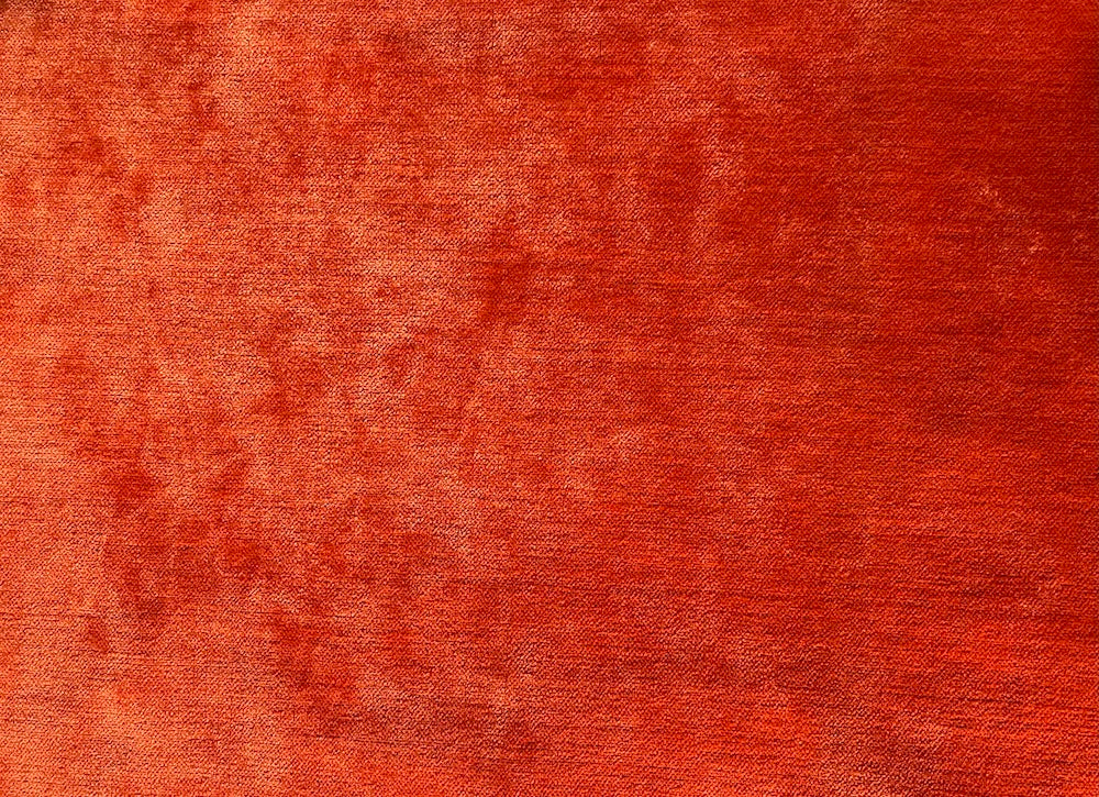 Tangerine Dream Upholstery Chenille Velvet (Exclusively Made for Britex in Turkey)