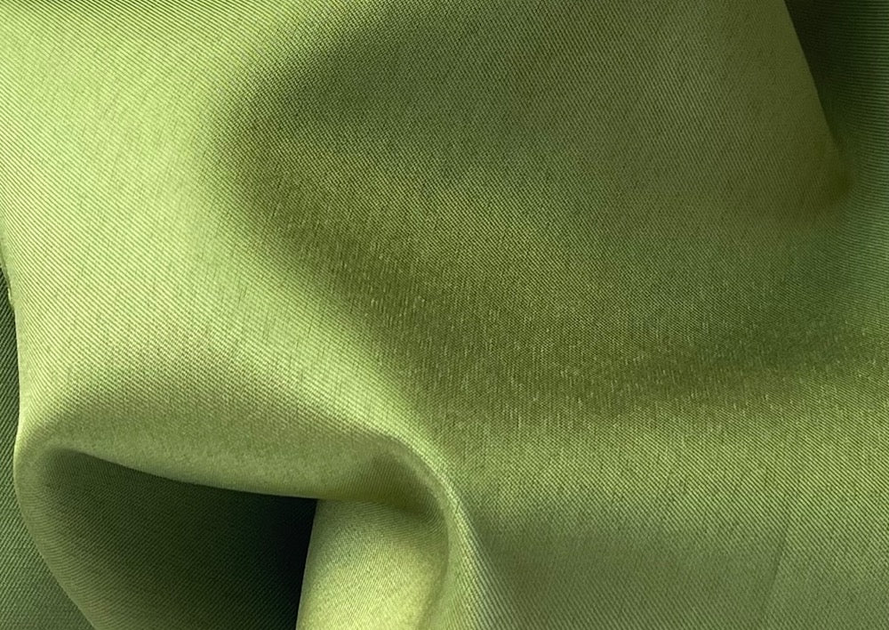 Anjou Pear Green Polyester Mikado