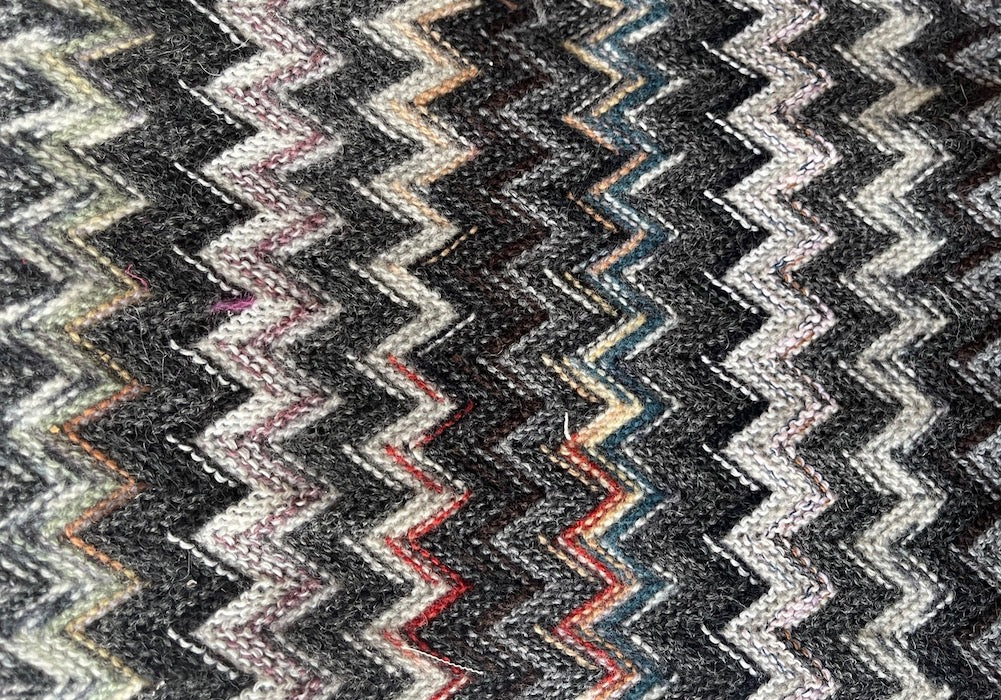 Missoni zigzag crochet-knit jumper - Blue