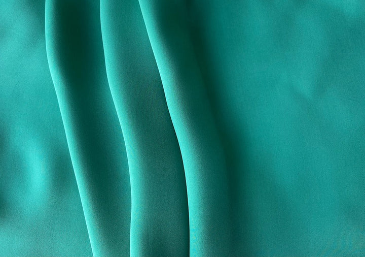 Semi-Sheer Minty Paris Green Silk Georgette