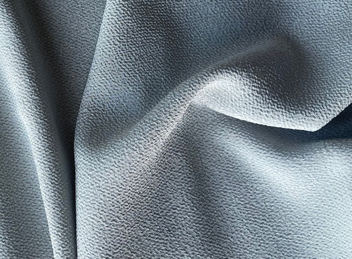 Silvered Pearl Polyester Chirimen (Made in Japan)