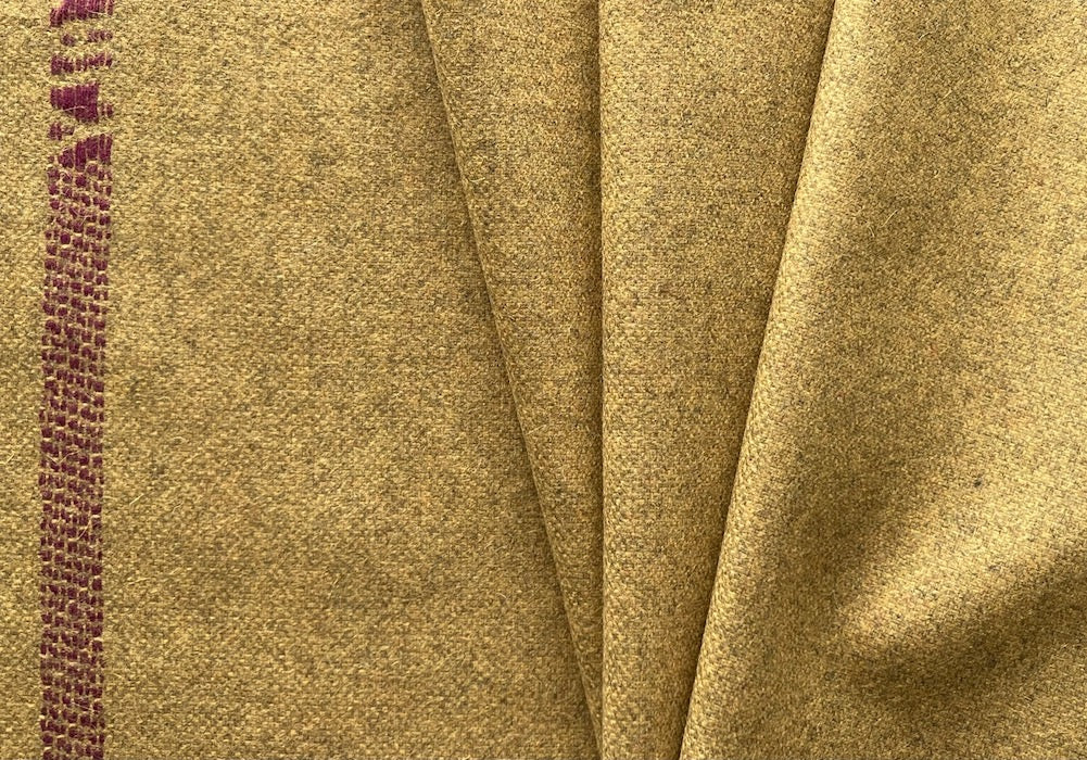 Cushy Heathered Dijon Mustard Cashmere Flannel (Made in Italy)