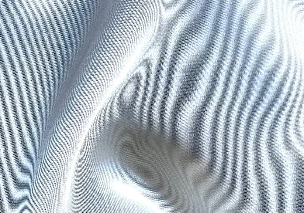 Fine Pure Cloud White Luxurious Matte 4-Ply Silk Crepe  (Made in Italy)