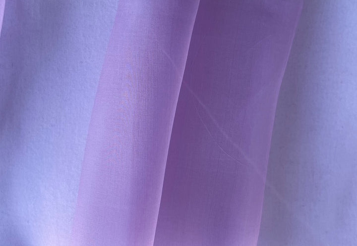 Sheer Gorgeous Pale Orchid Petal Silk Organza (Made in Italy)