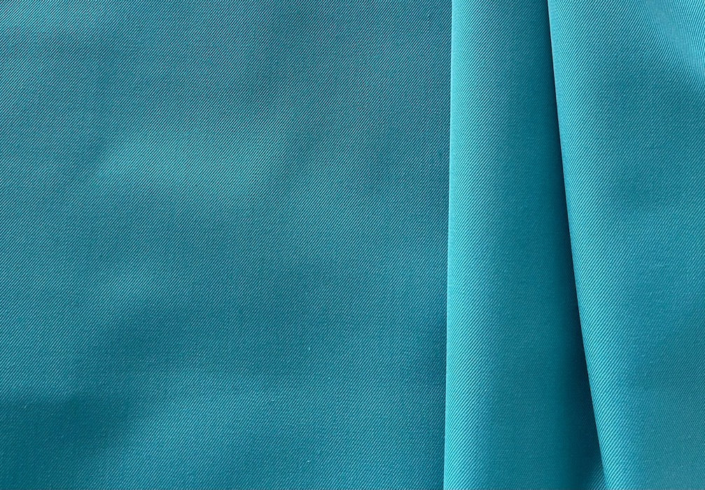 Classic Tiffany Blue Wool & Polyester Blend Gabardine